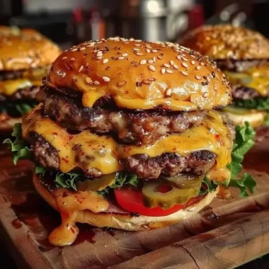 Delicious Crack Burgers served with fresh toppings and flavorful sauces.