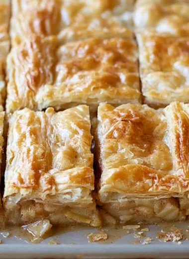 Delicious homemade Apple Slab Pie with fresh apples and flaky crust