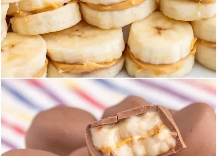 Delicious Chocolate Banana Peanut Butter Bites recipe for healthy snacking
