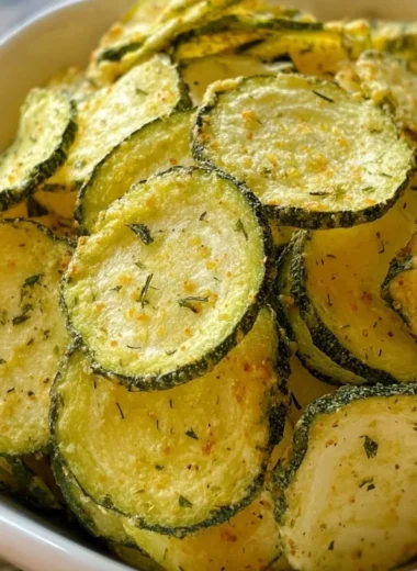 Crunchy ranch cucumber chips, a delicious and healthy snack alternative.