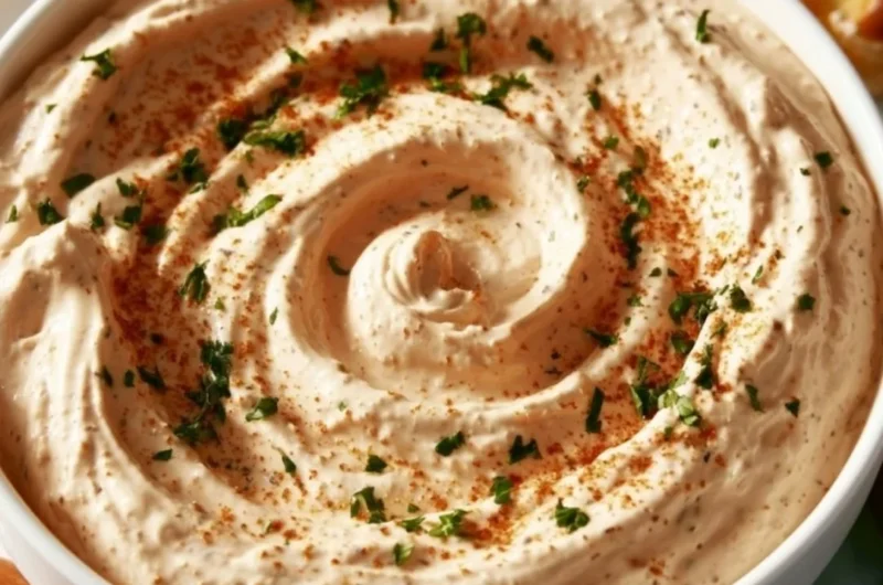 Omg Pretzel Dip Recipe served with soft pretzels for dipping