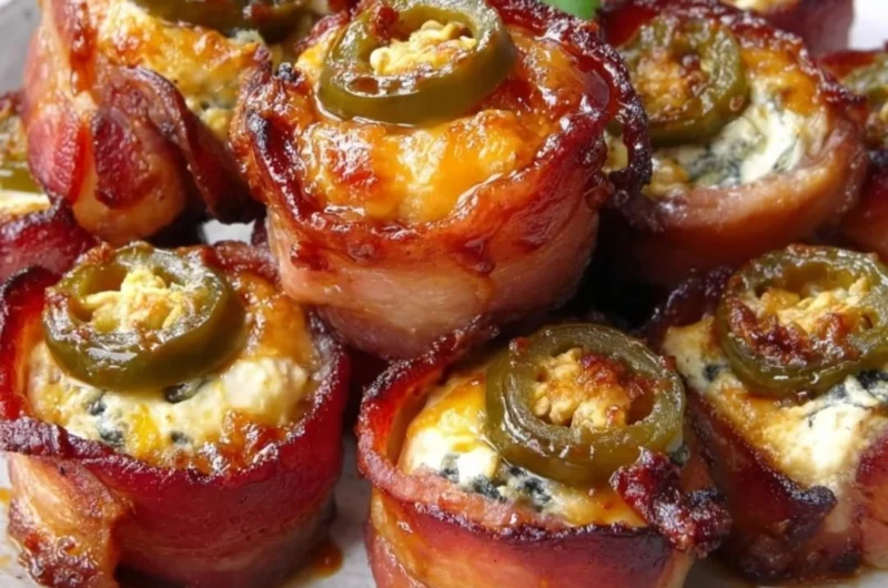 Deliciously cooked Pig Shots on a platter ready to serve